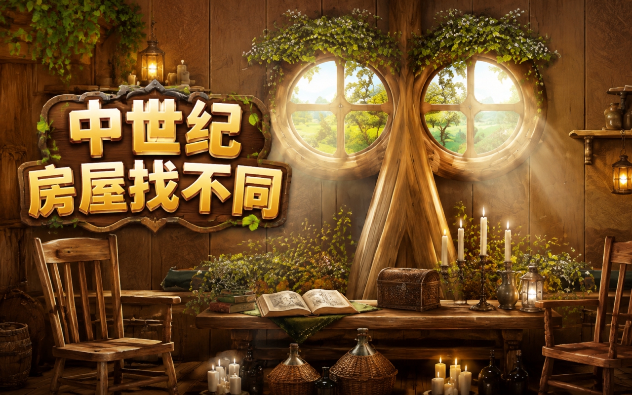 中世纪房屋找不同