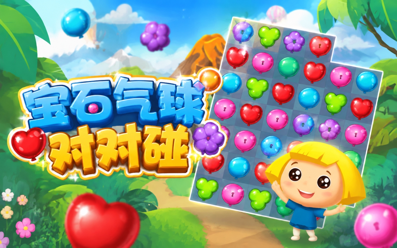 宝石气球对对碰