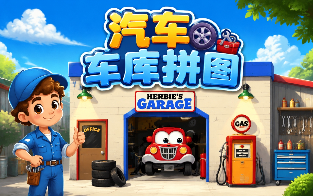 汽车车库拼图