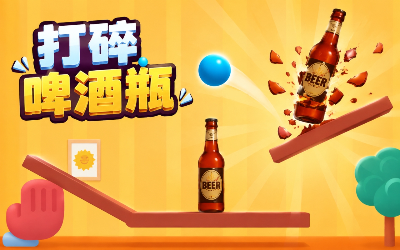 打碎啤酒瓶