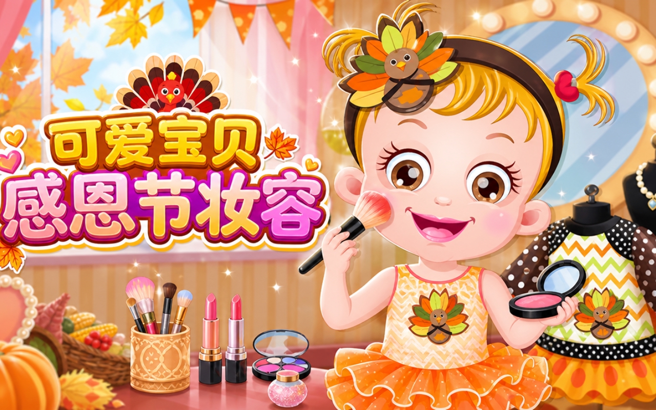 可爱宝贝感恩节妆容