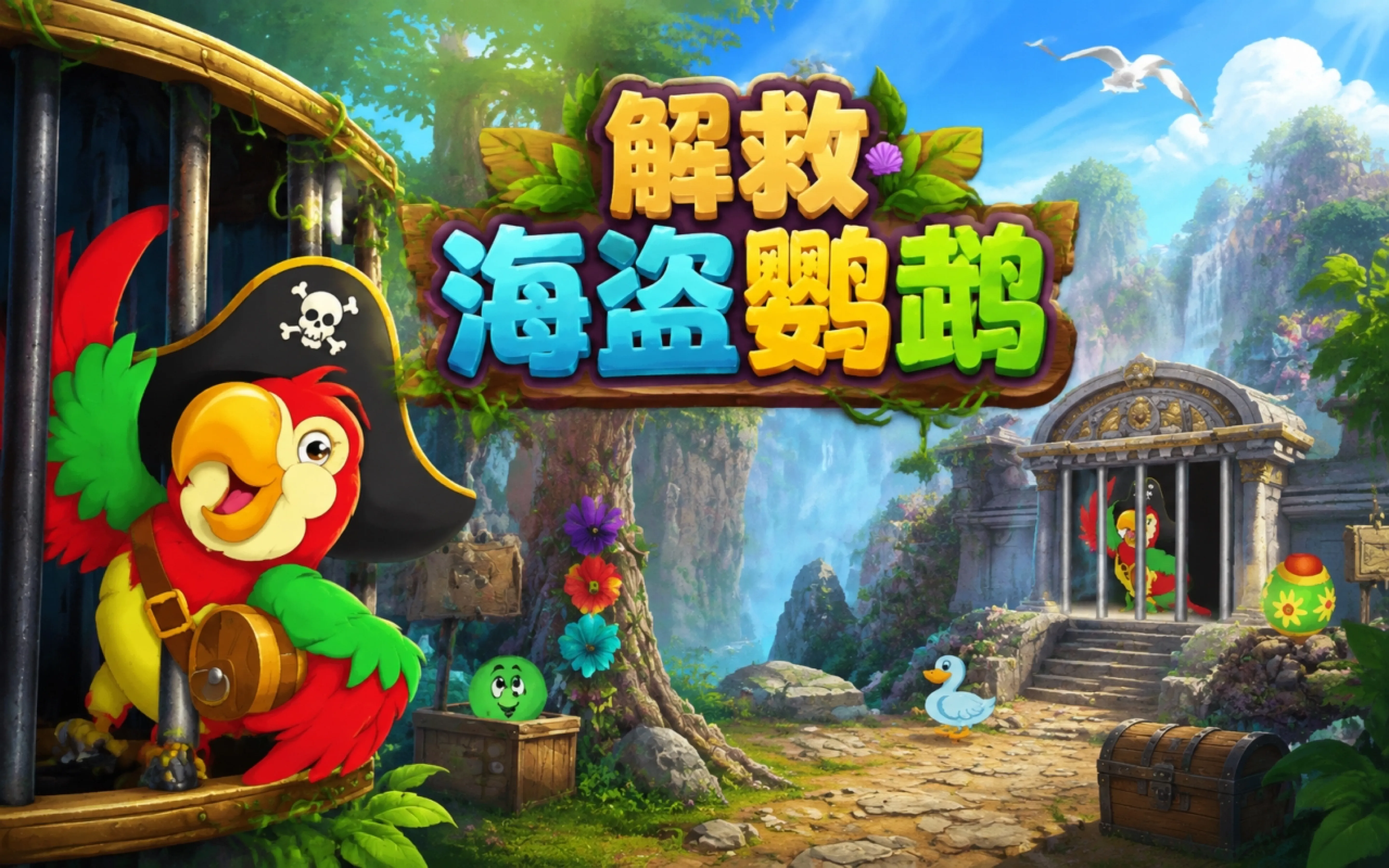 解救海盗鹦鹉