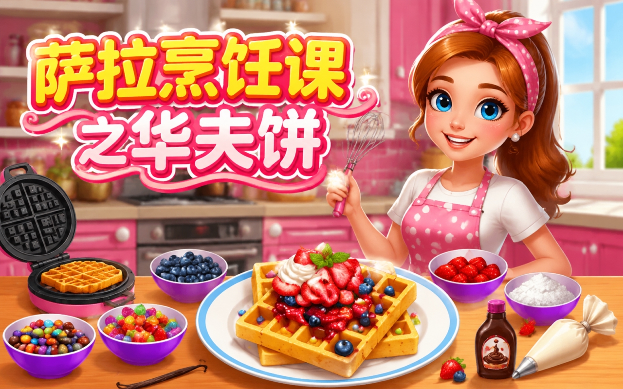 萨拉烹饪课之华夫饼