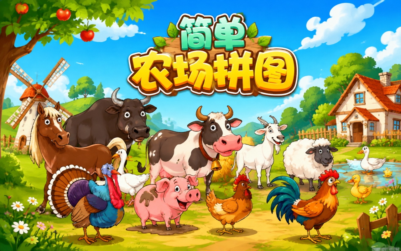 简单农场拼图