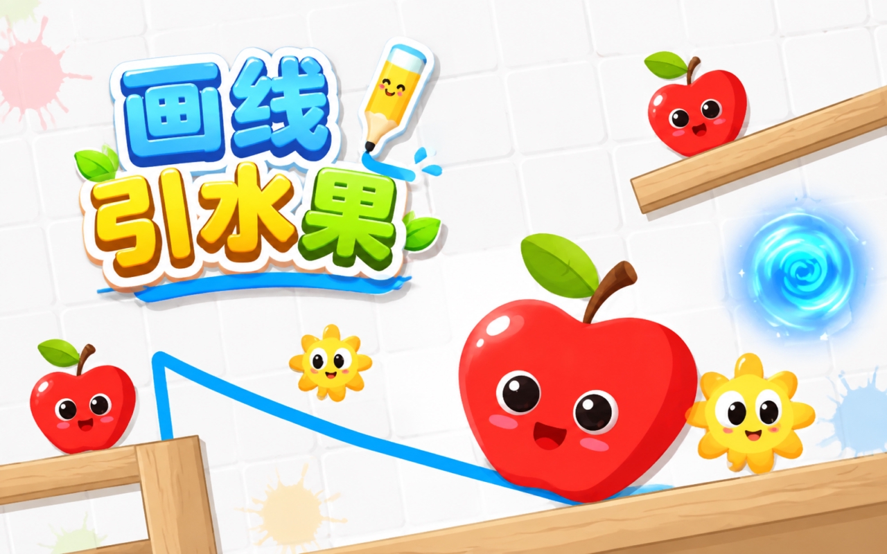 画线引水果