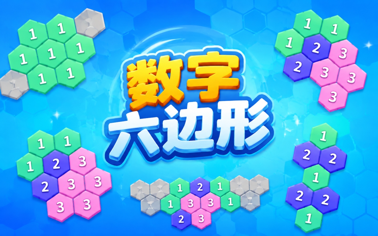 数字六边形