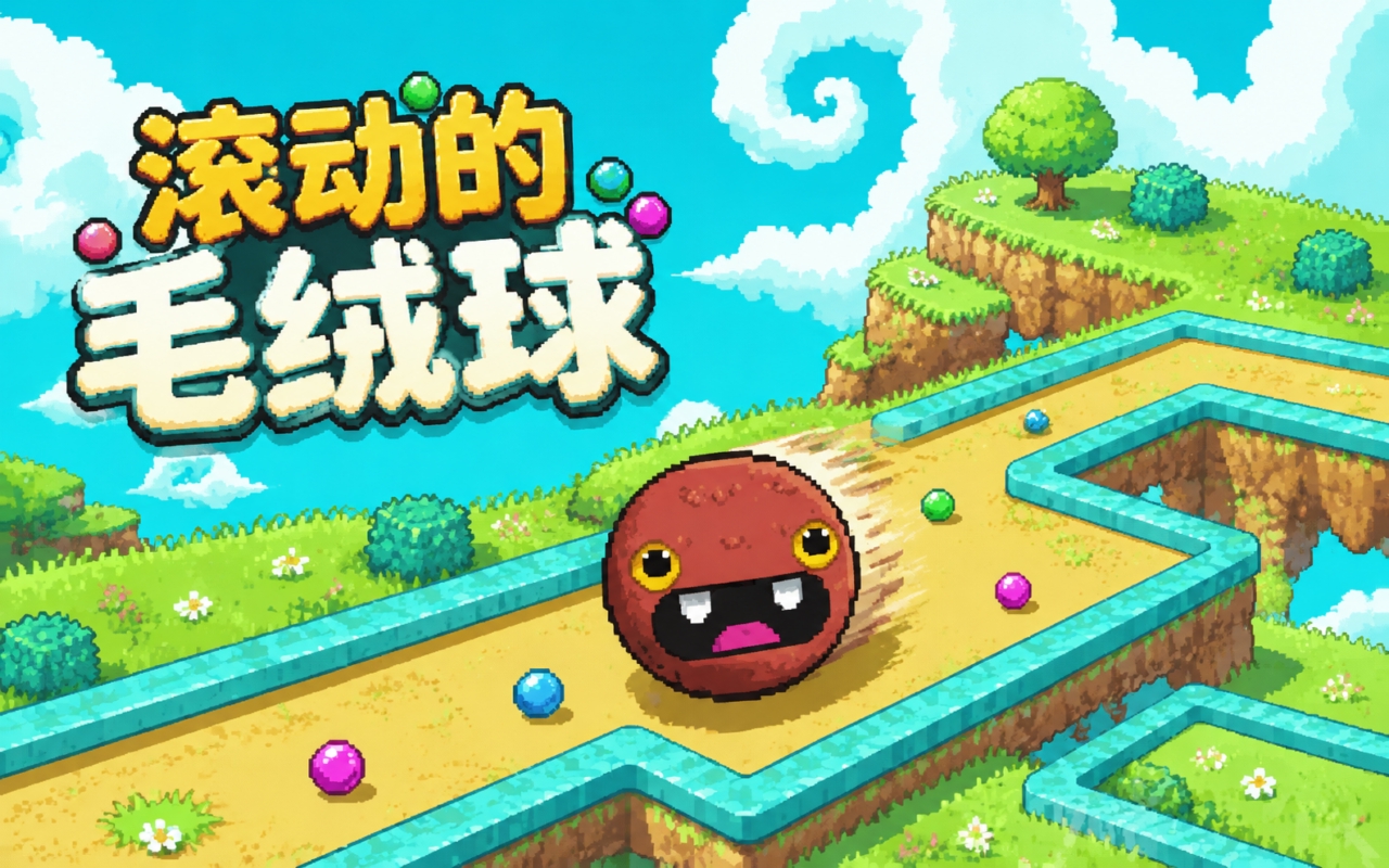 滚动的毛绒球