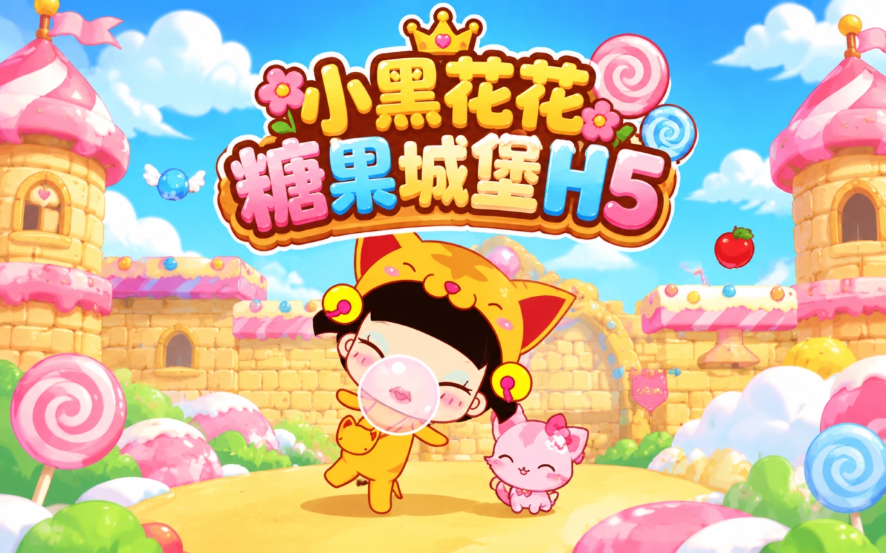小黑花花糖果城堡H5