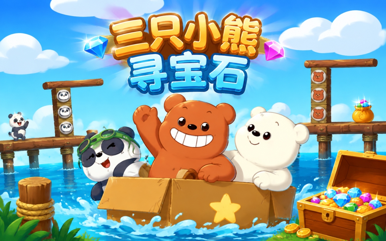 三只小熊寻宝石