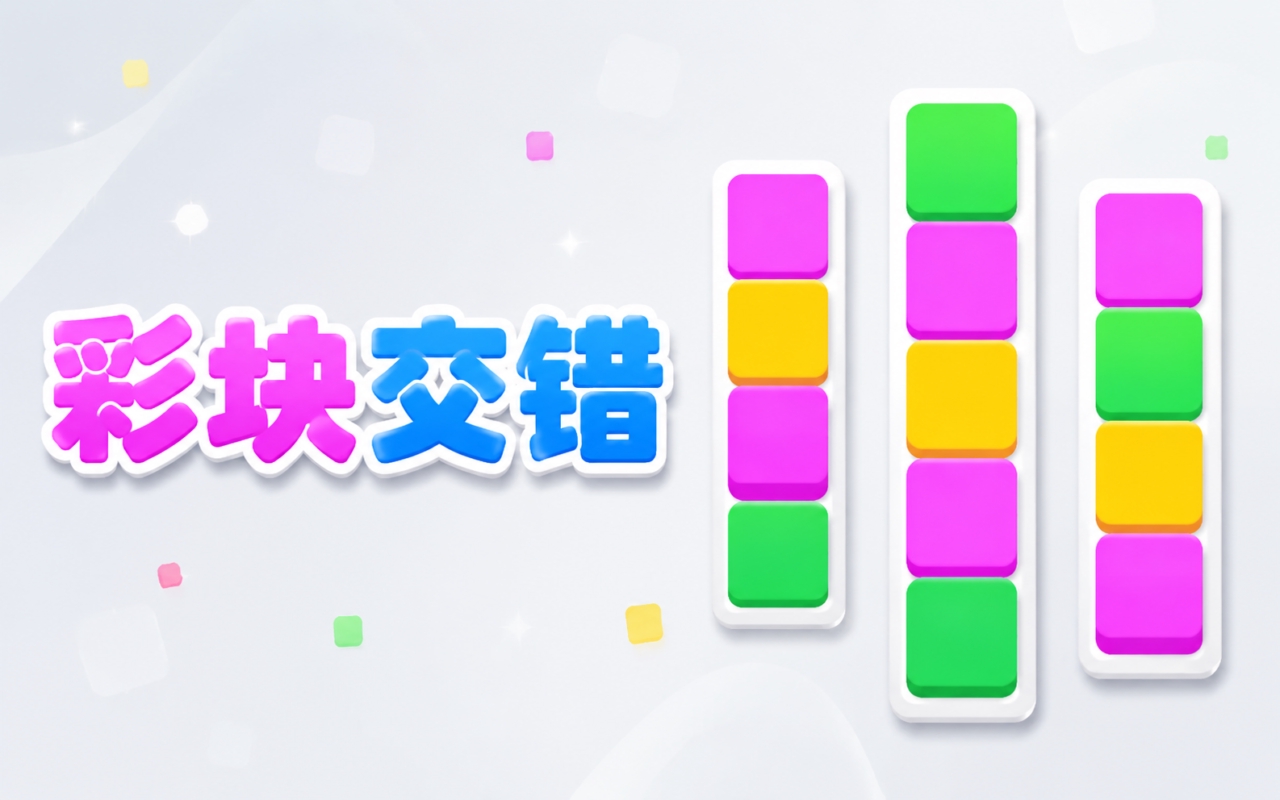 彩块交错