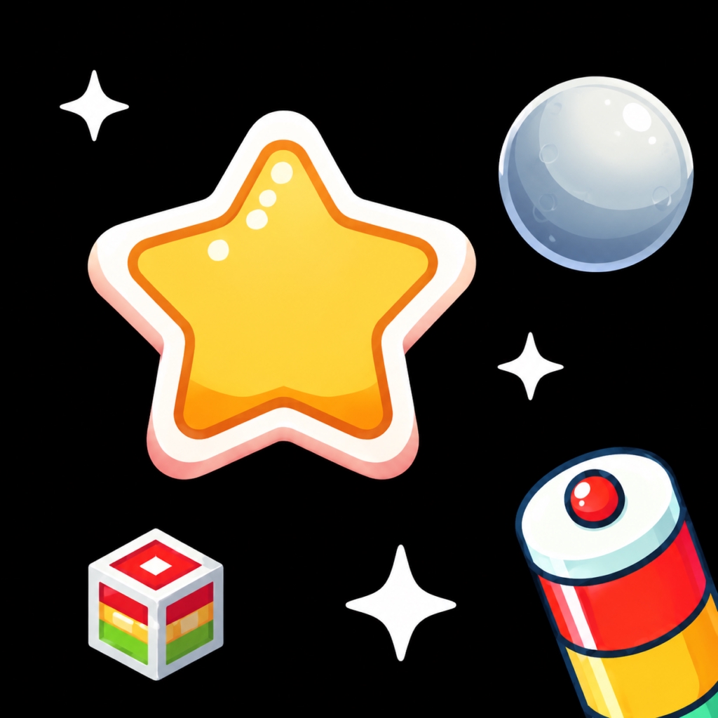 圆球撞星星