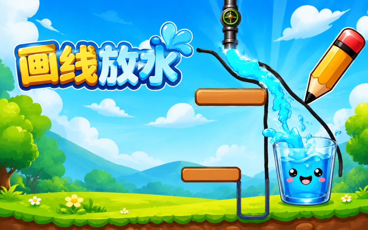 画线放水