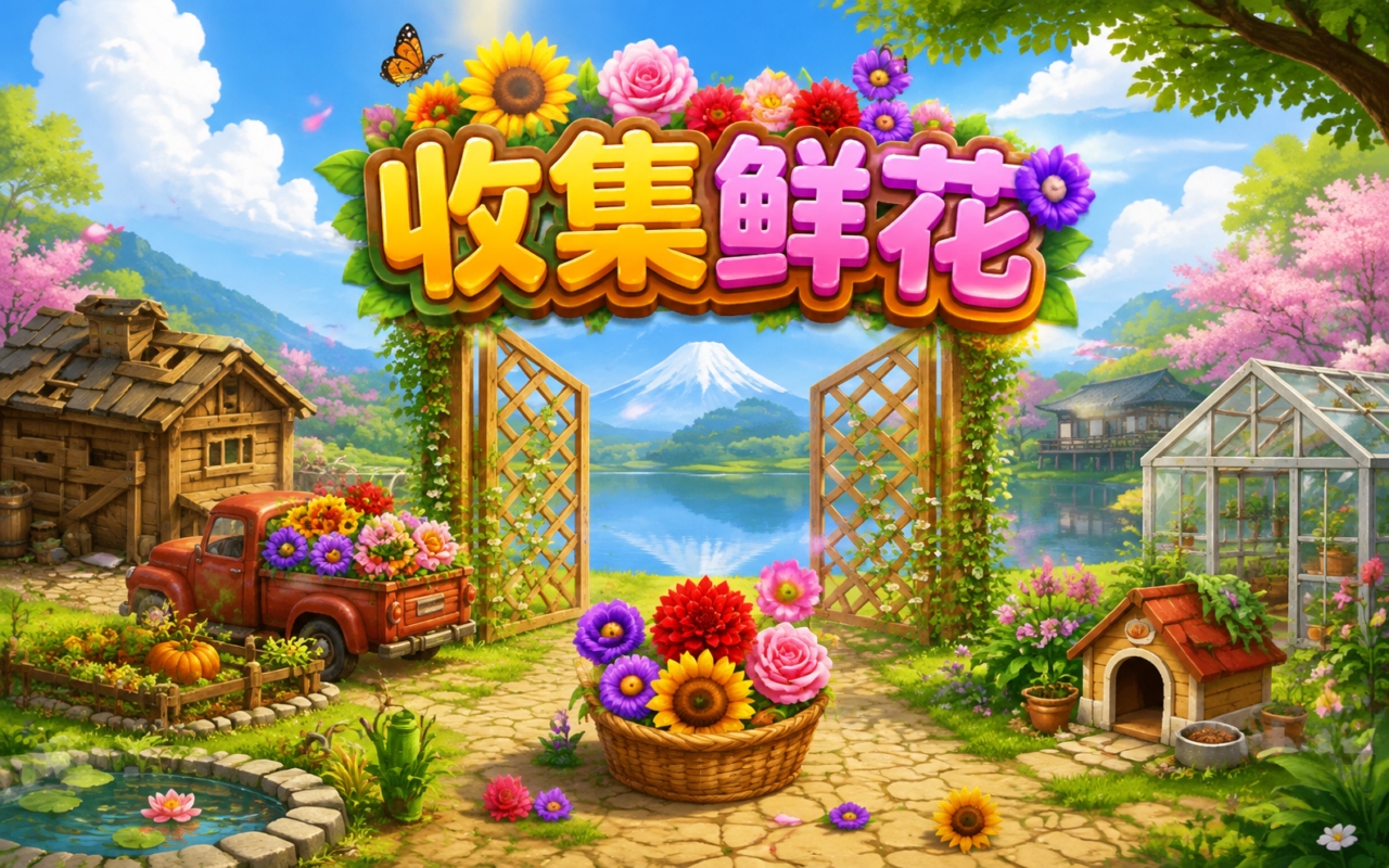 收集鲜花