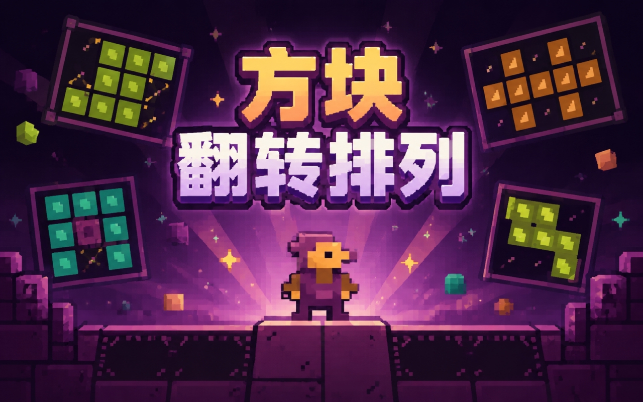 方块翻转排列