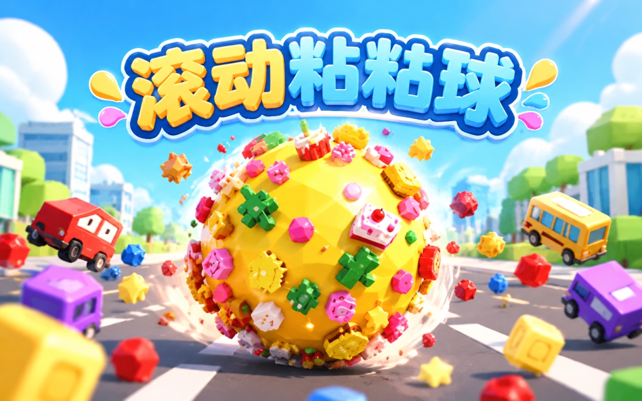 滚动粘粘球