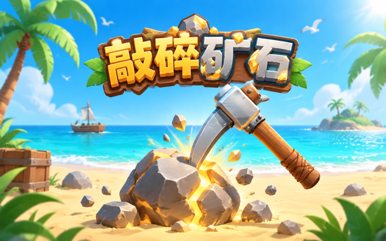 敲碎矿石