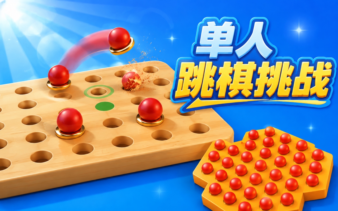单人跳棋挑战