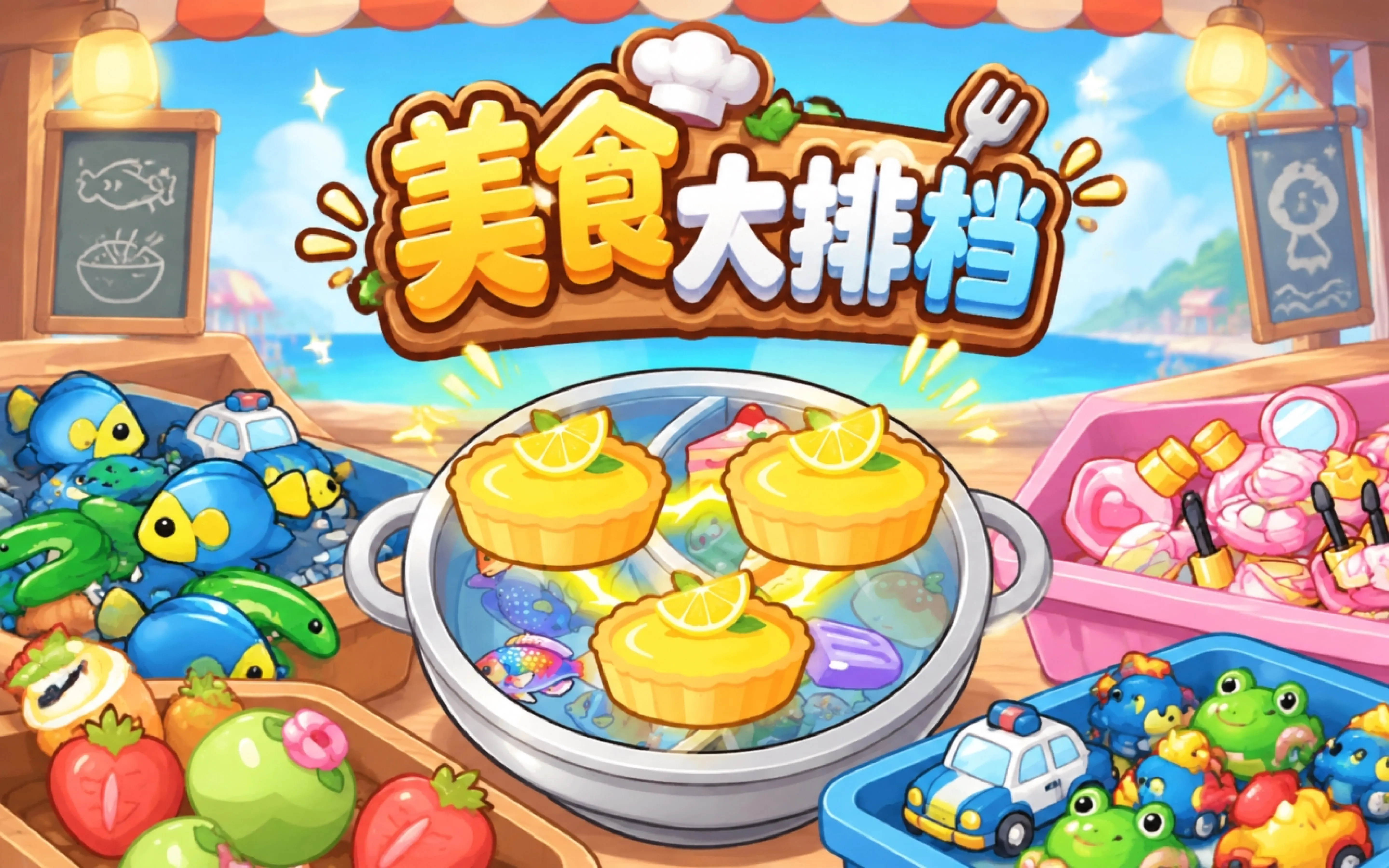 美食大排档