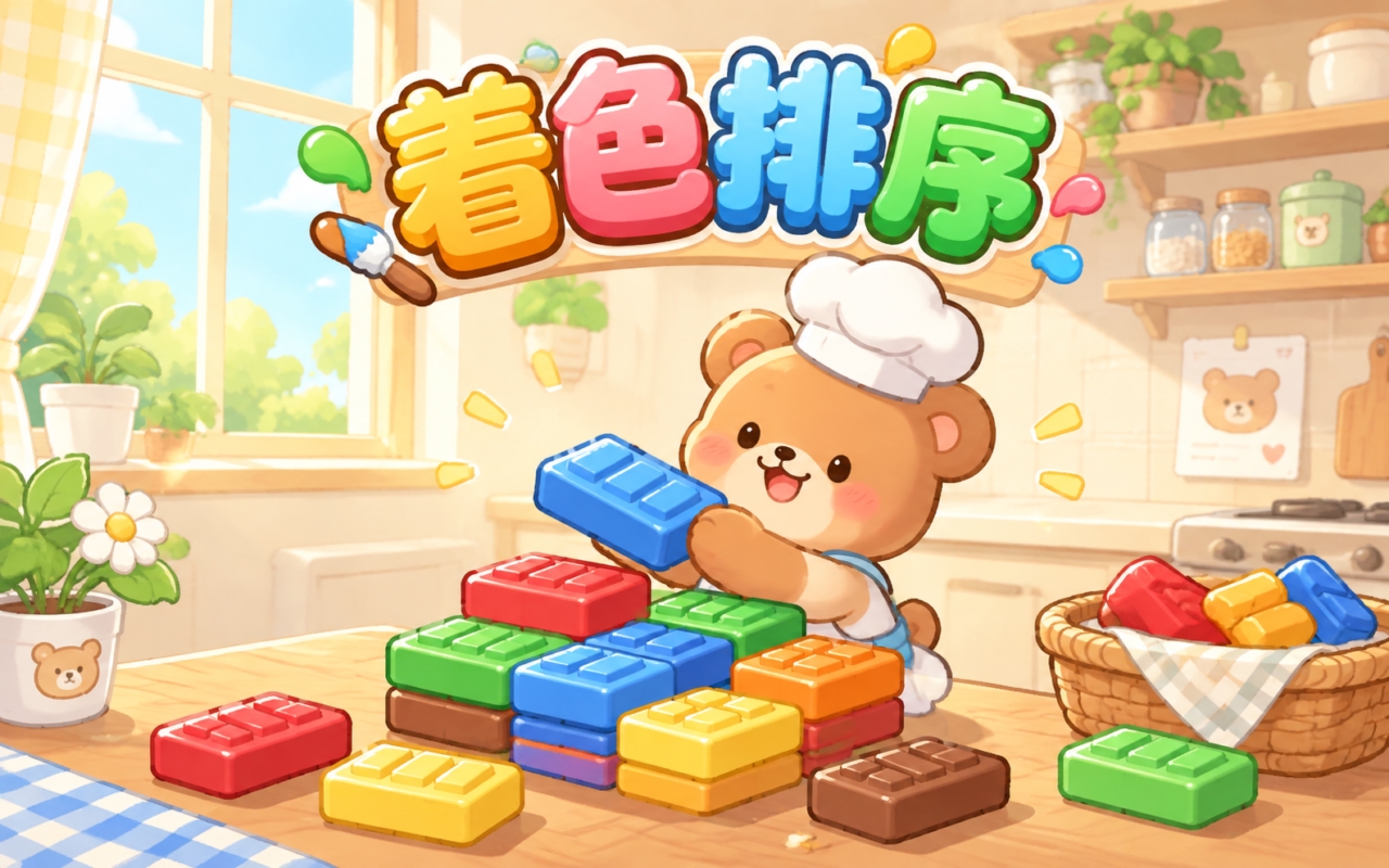 着色排序