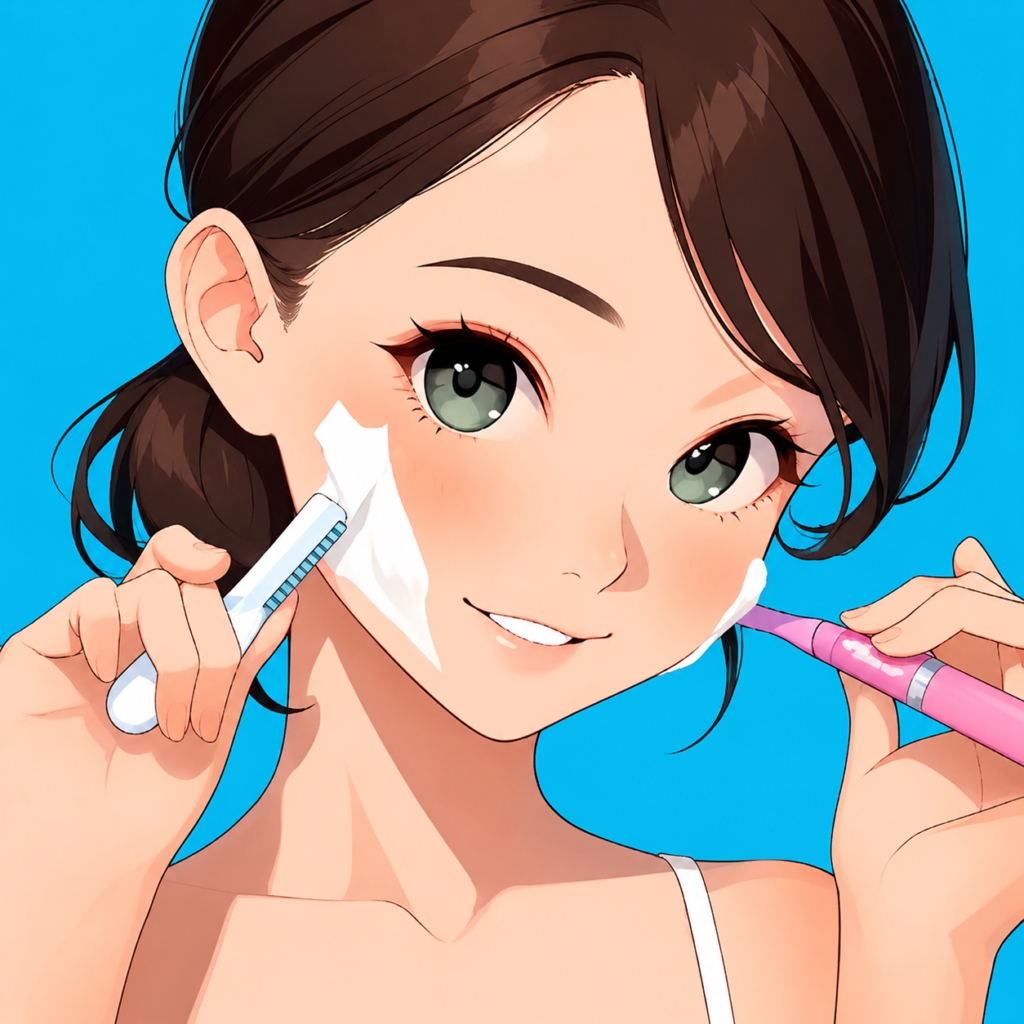 解压刮腿毛