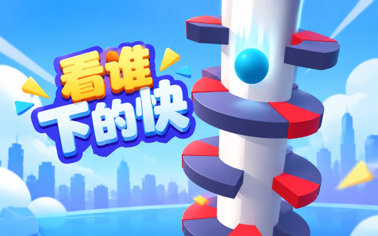 看谁下的快