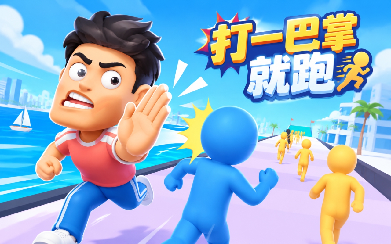 打一巴掌就跑