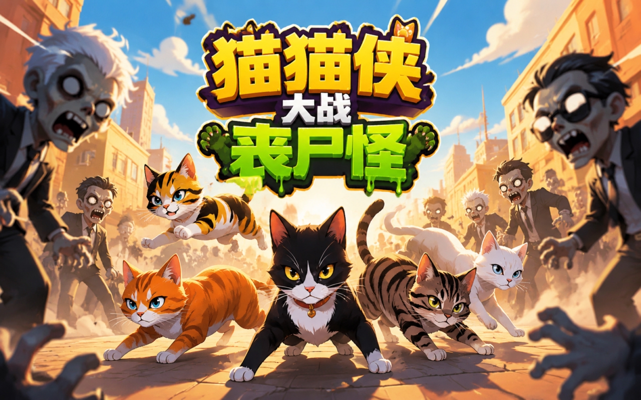 猫猫侠大战丧尸怪
