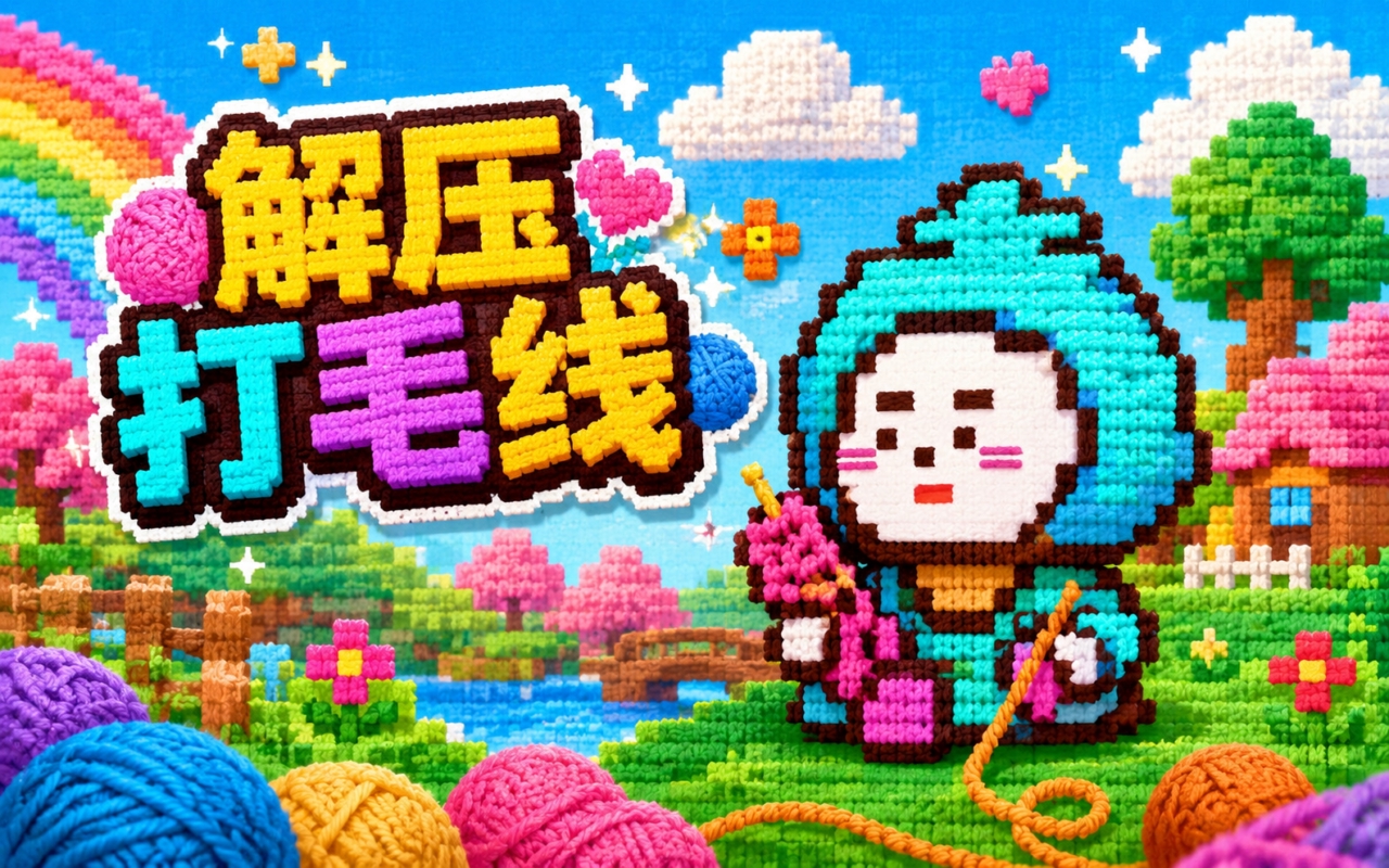 解压打毛线
