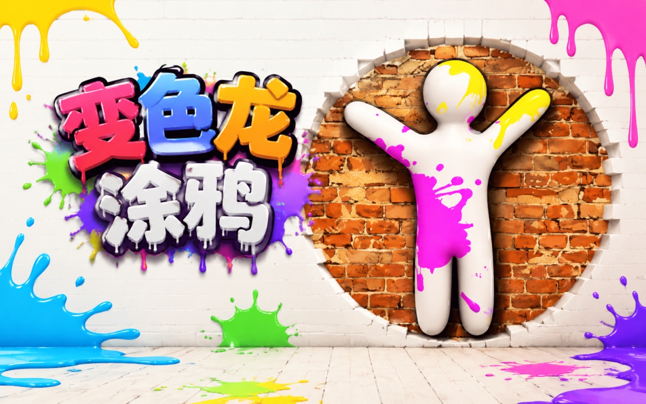 变色龙涂鸦