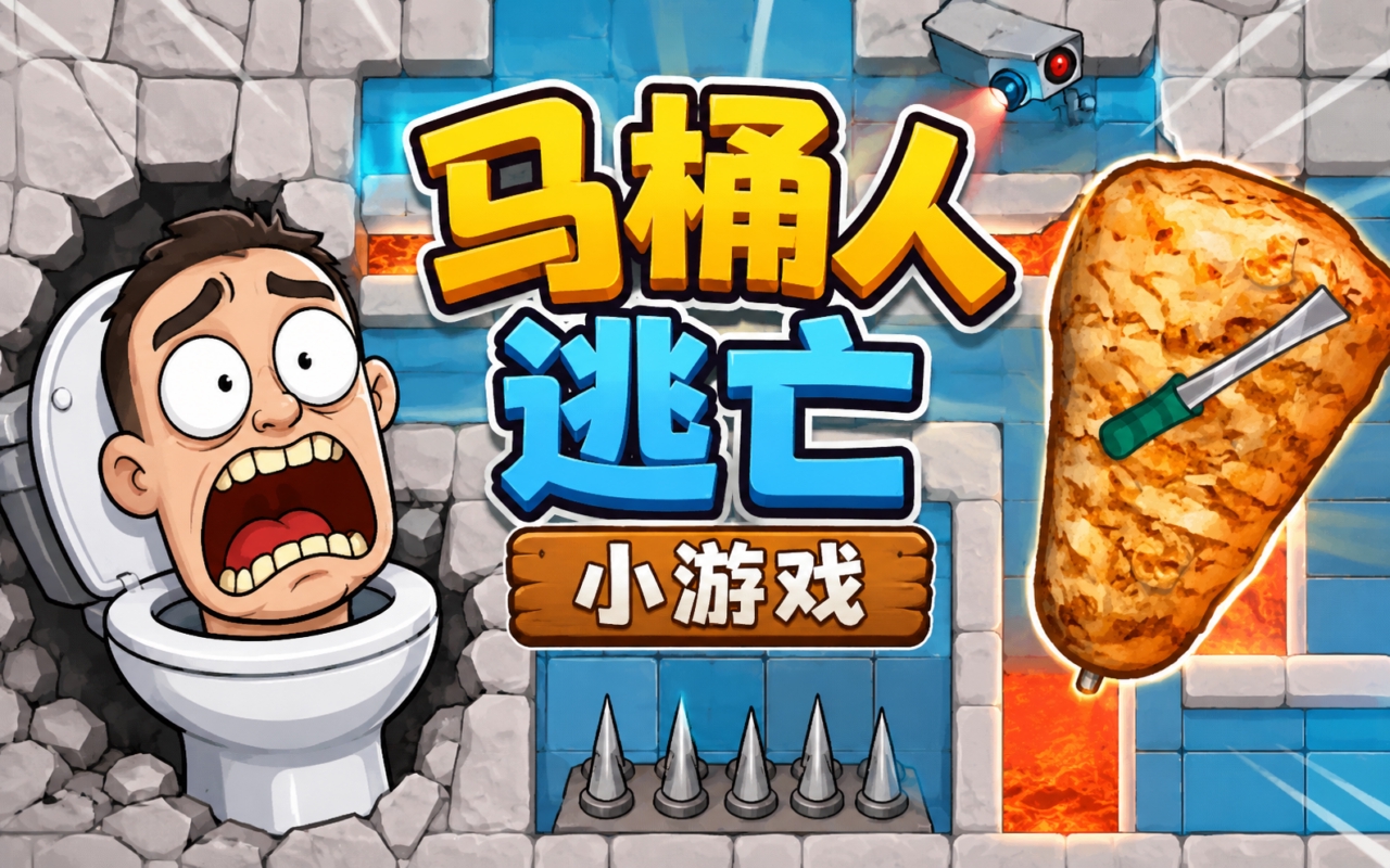 马桶人逃亡小游戏