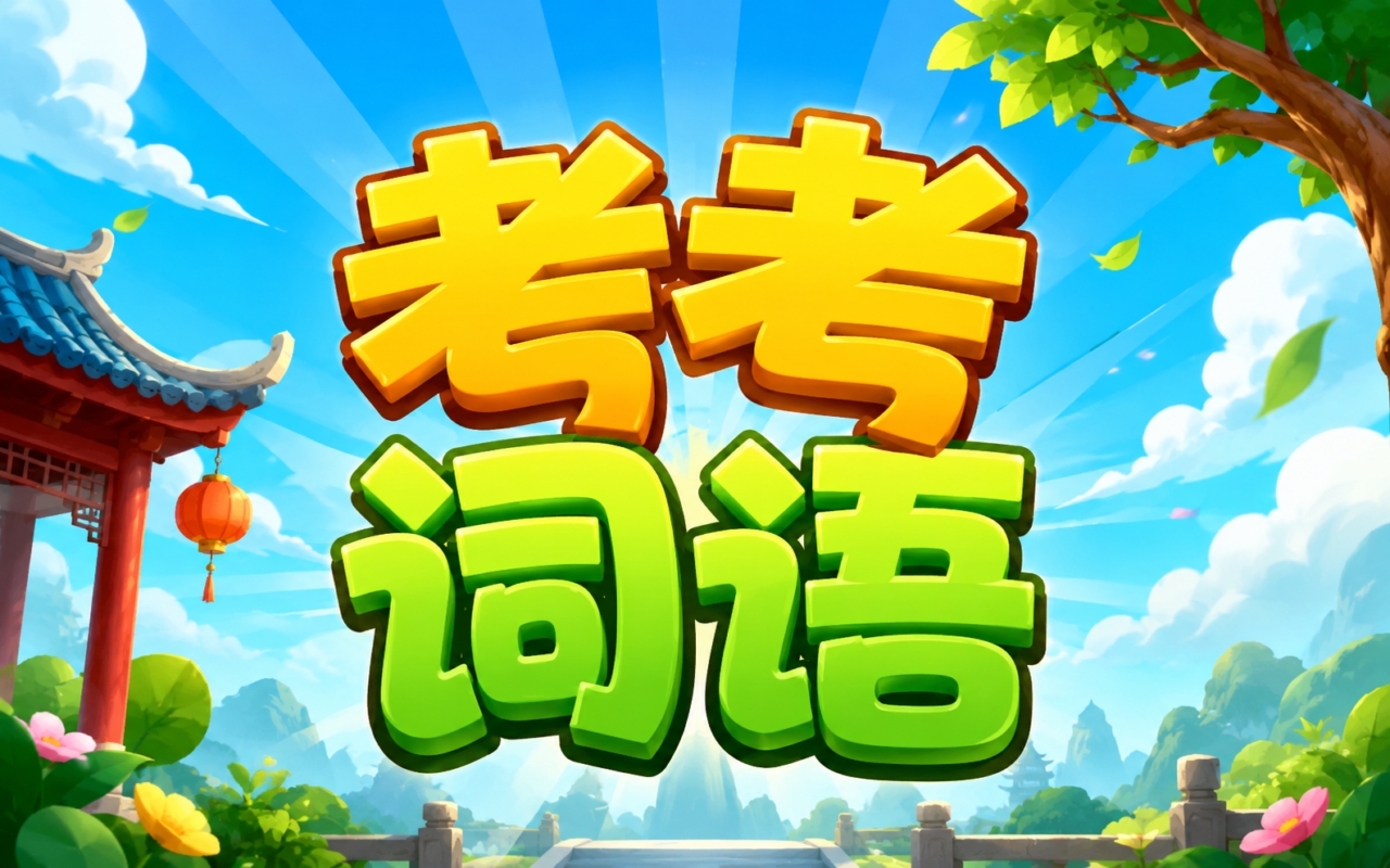 考考词语