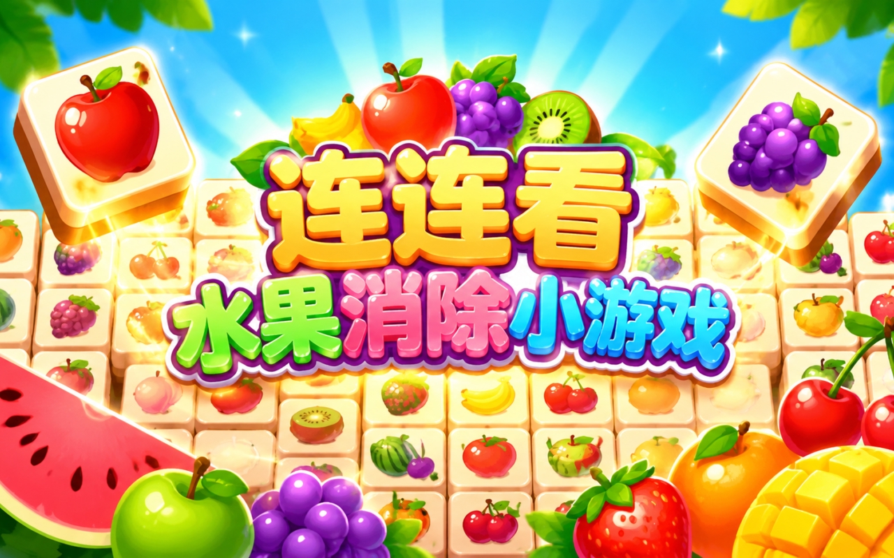 连连看水果消除小游戏