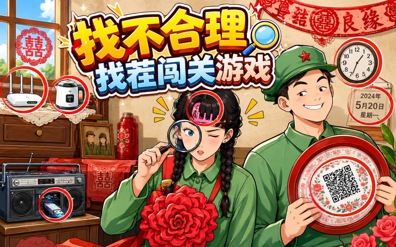 找不合理找茬闯关游戏