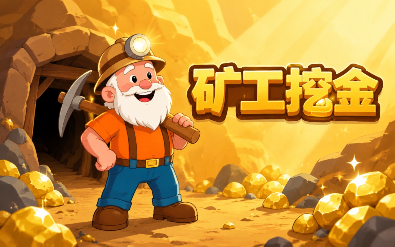 矿工挖金