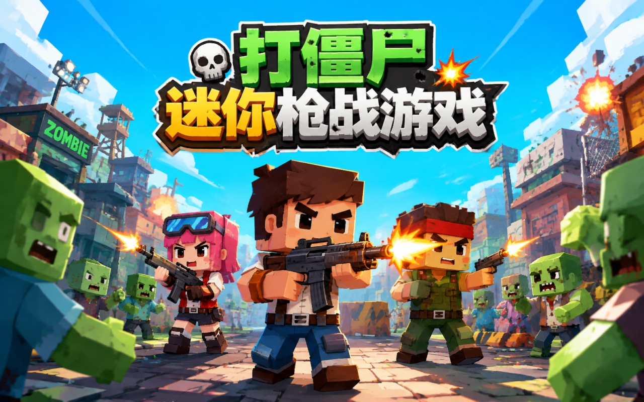 打僵尸迷你枪战游戏