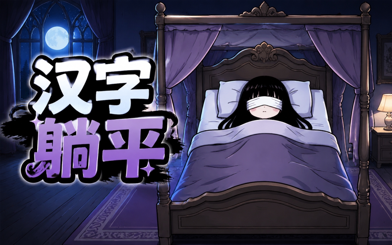 汉字躺平