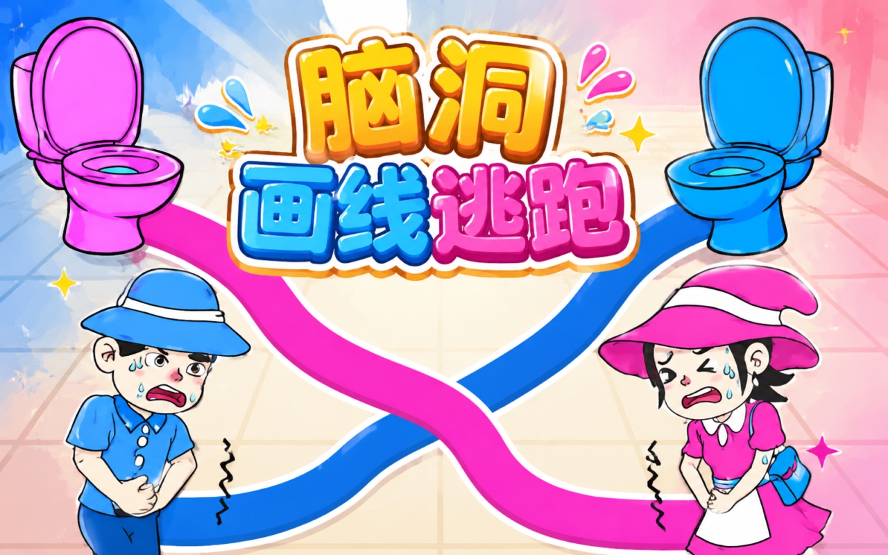 脑洞画线逃跑