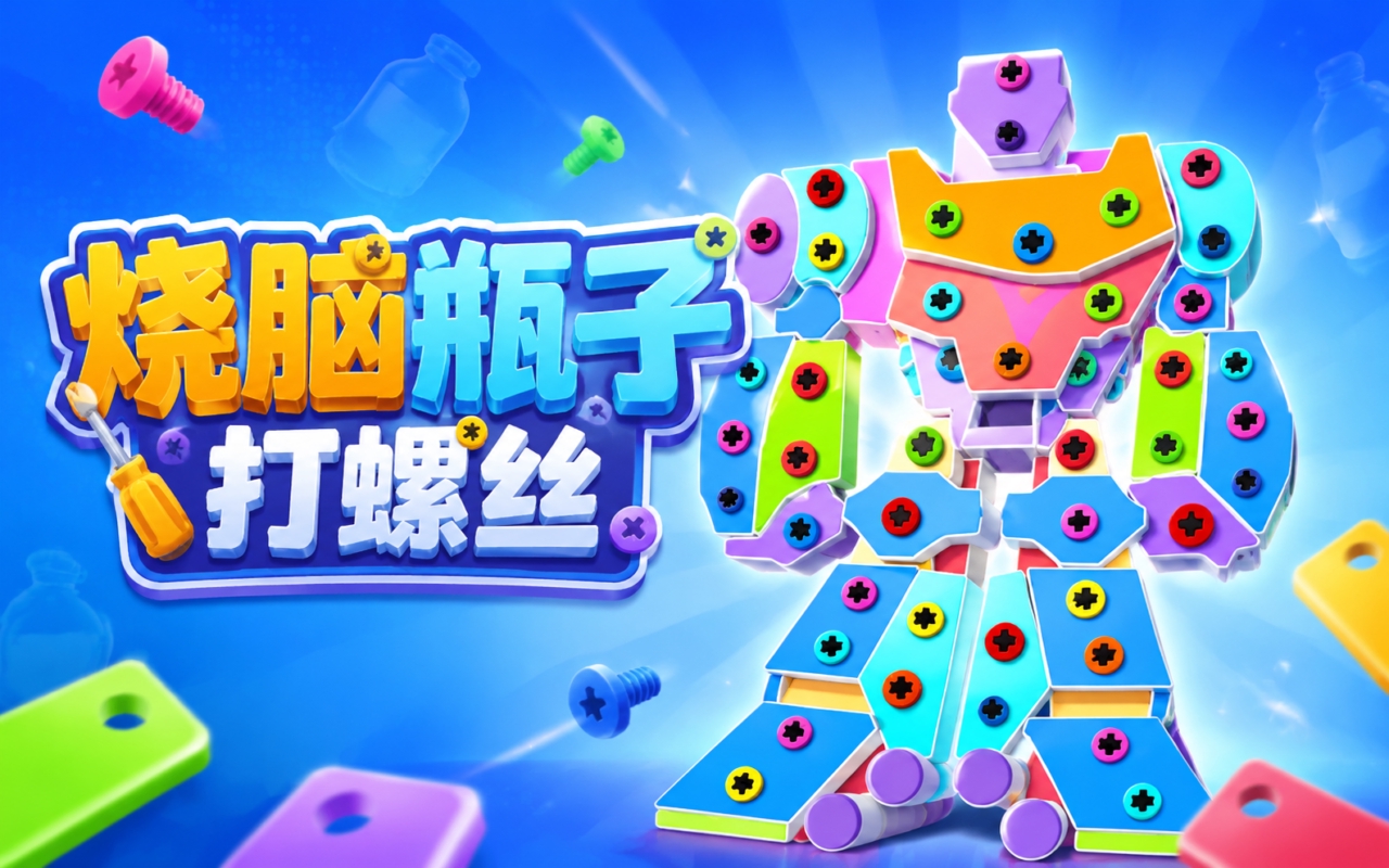 烧脑瓶子打螺丝