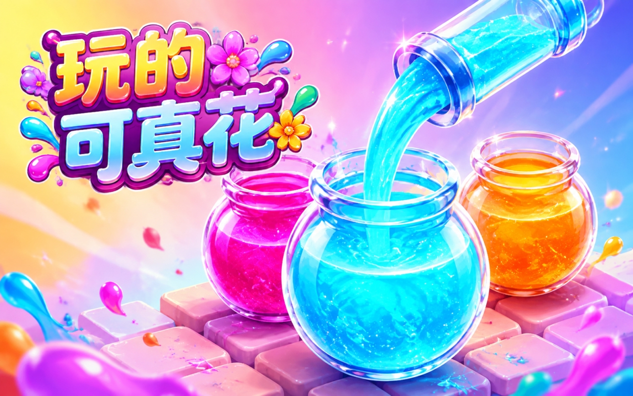 玩的可真花