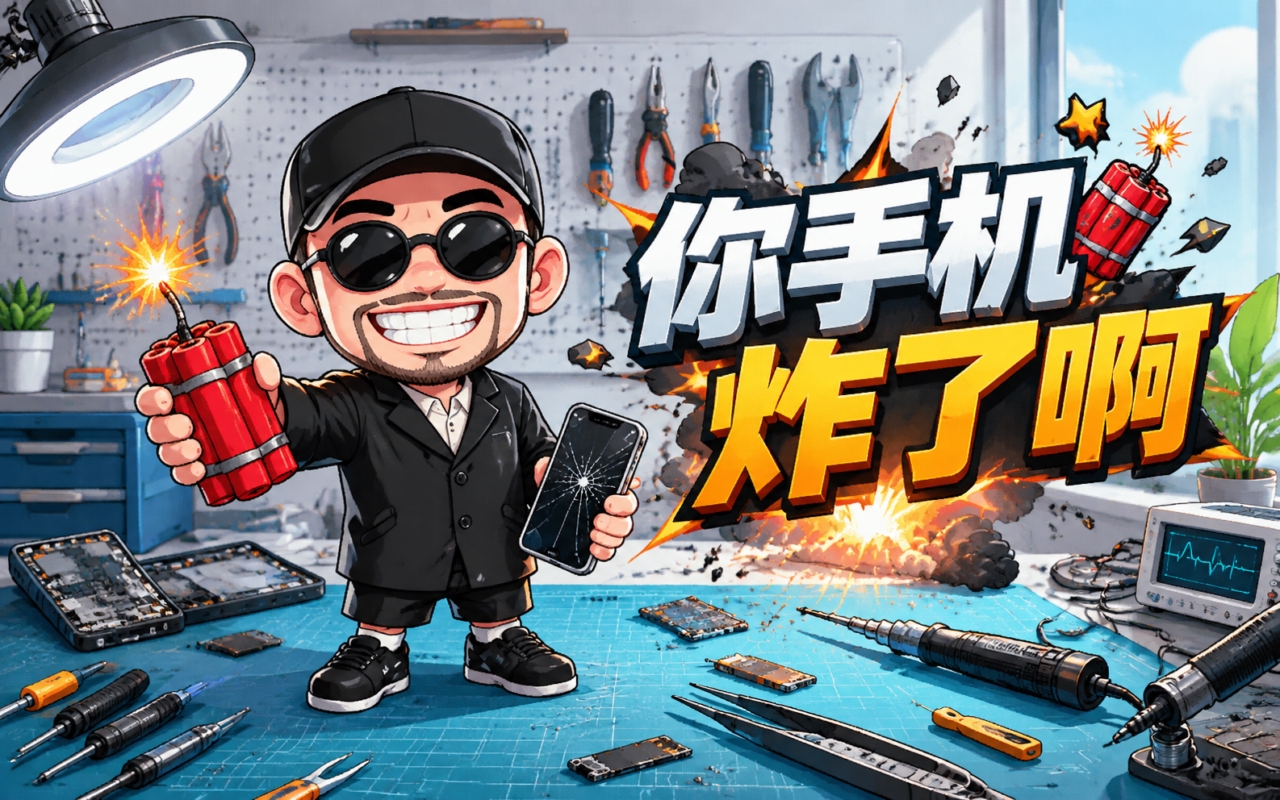 你手机炸了啊