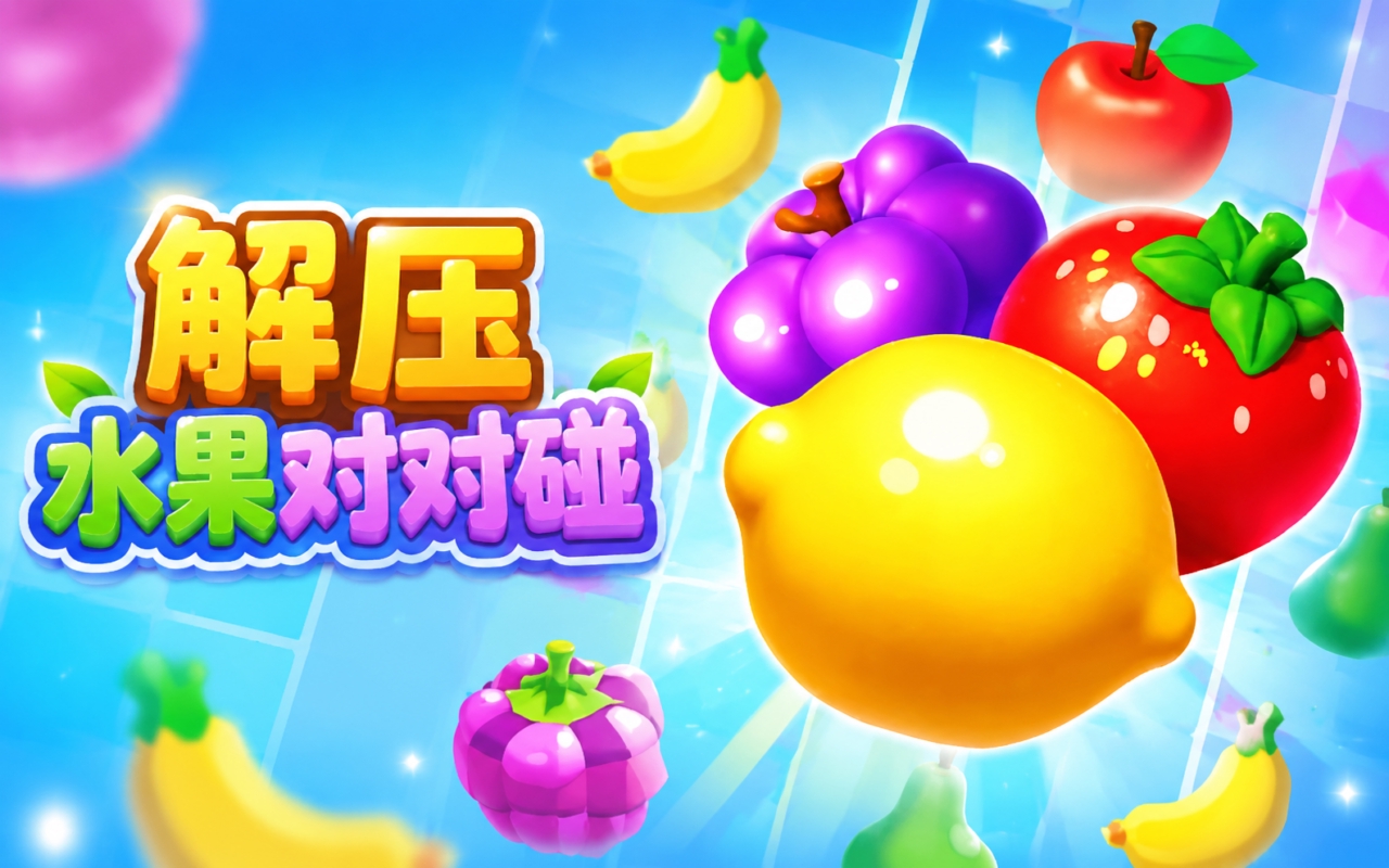 解压水果对对碰