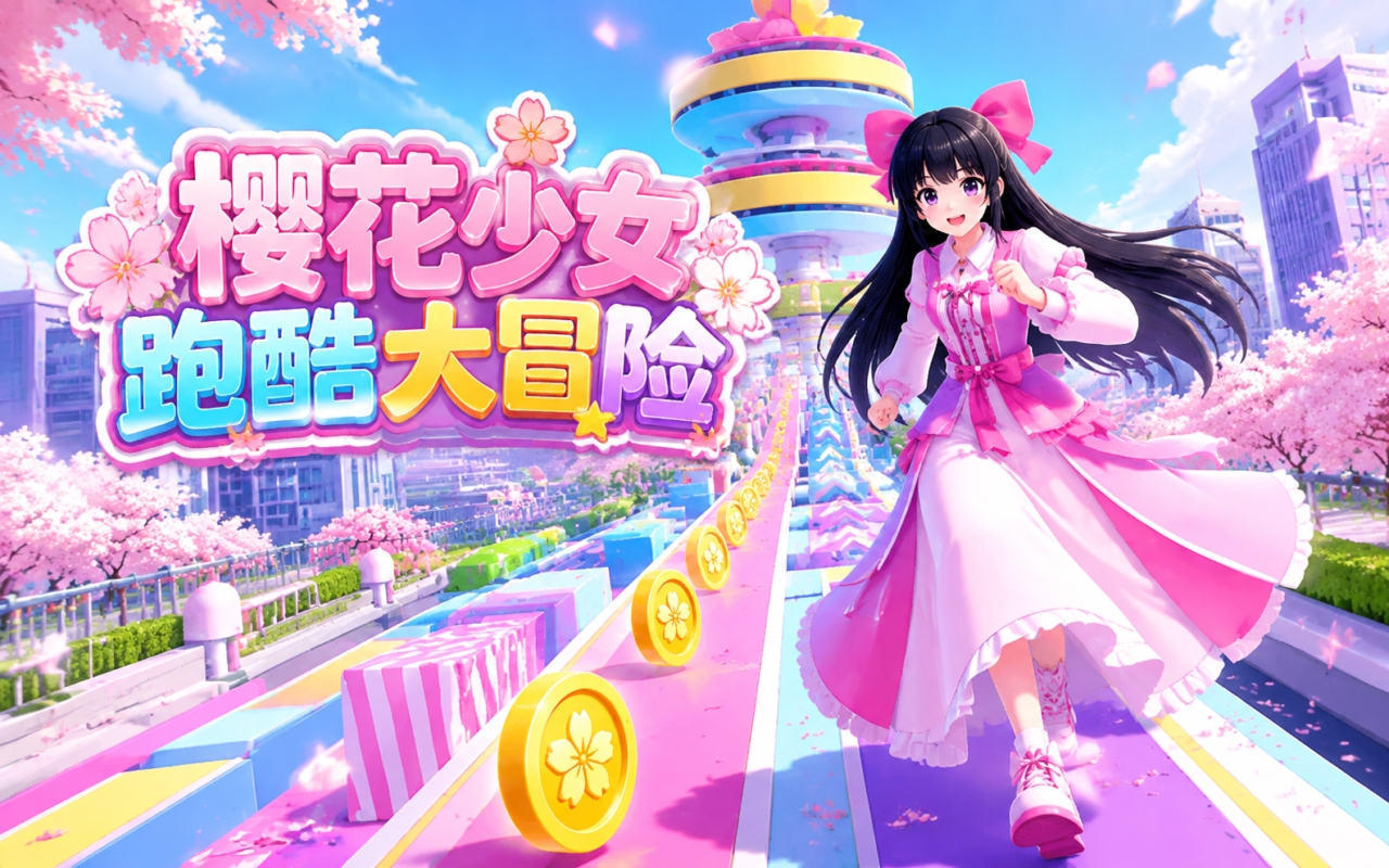樱花少女跑酷大冒险