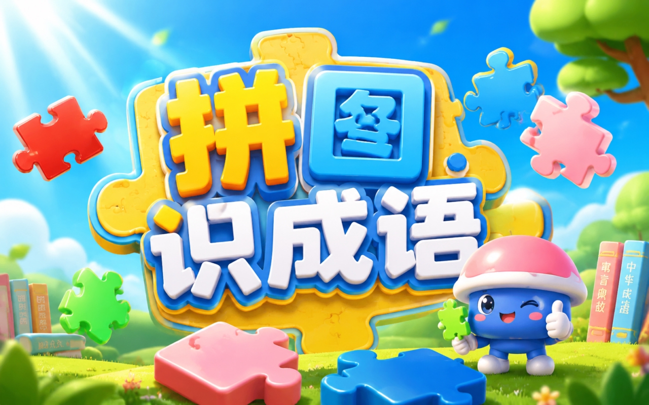 拼图识成语