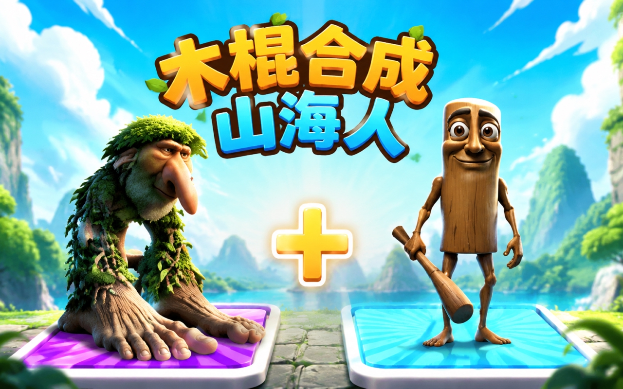 木棍合成山海人
