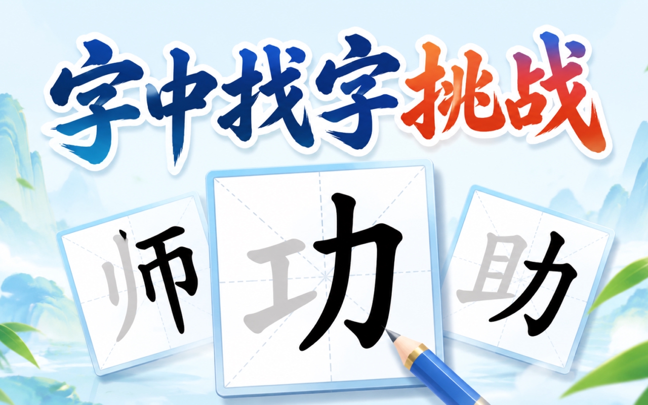 字中找字挑战