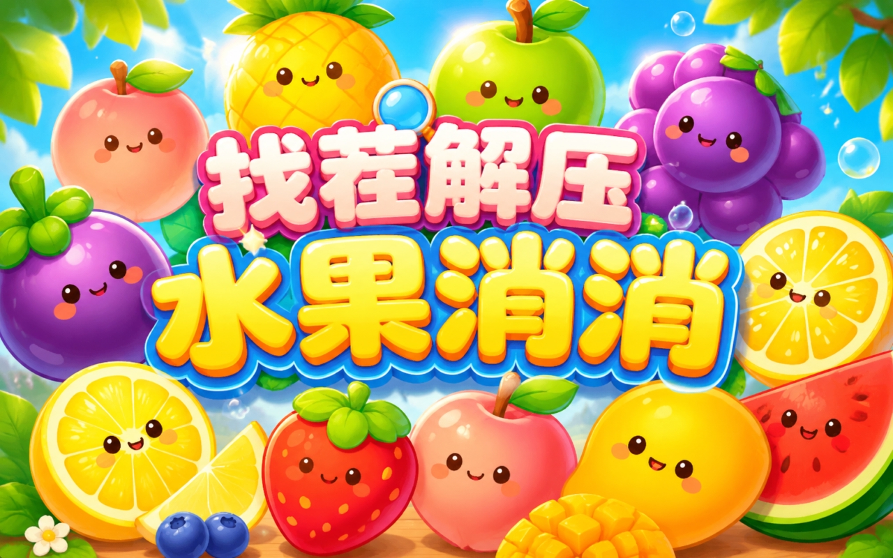 找茬解压水果消消
