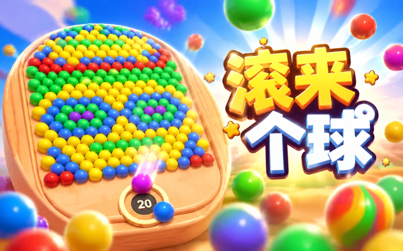 滚来个球