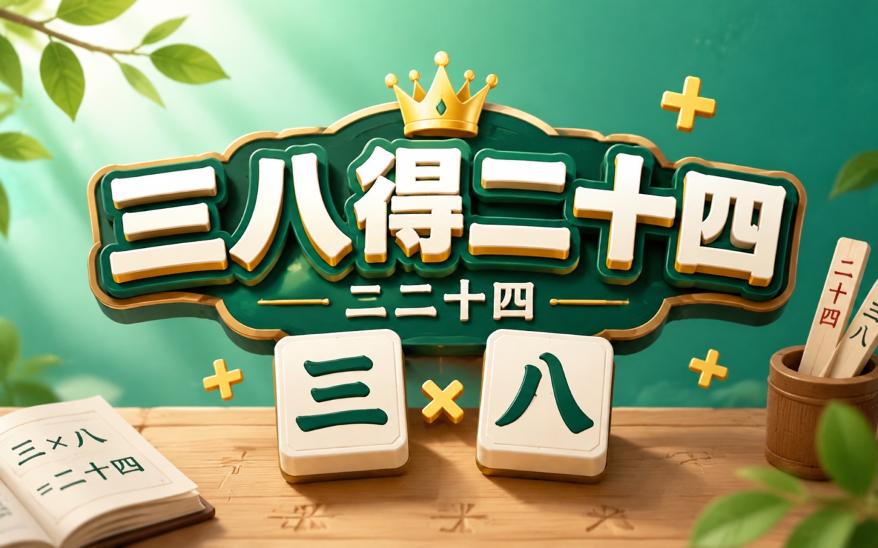 三八得二十四