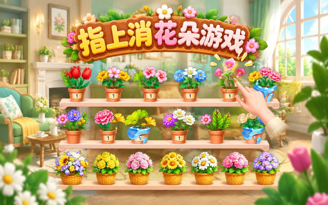 指上消花朵游戏