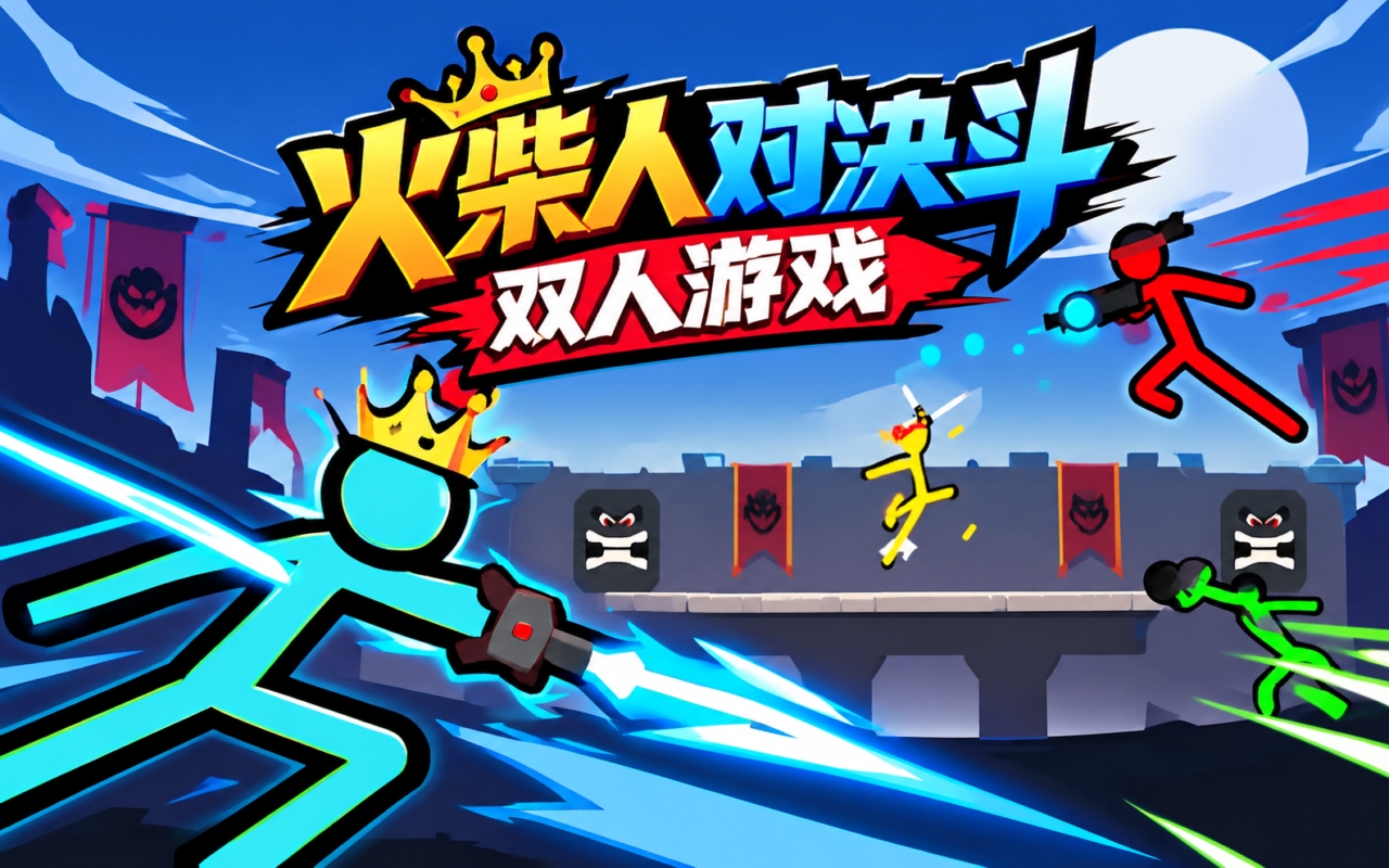 火柴人对决斗双人游戏